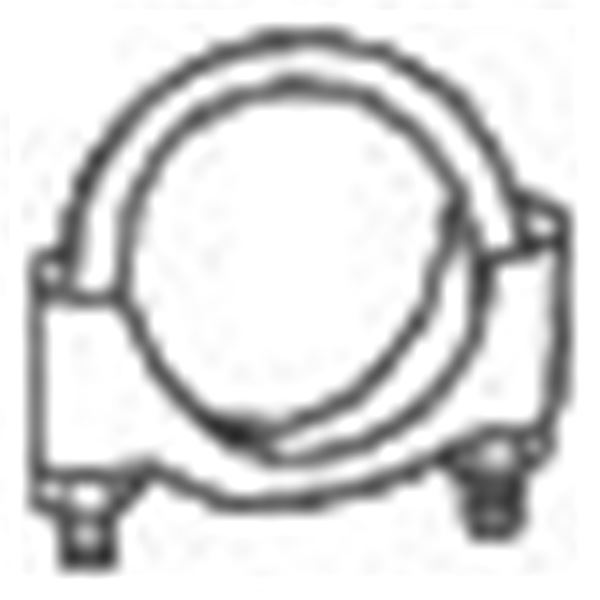 1 collier d'échappement universel Bosal 250254