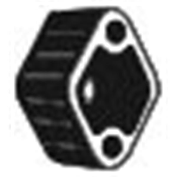 1 silentbloc d'échappement Bosal 255375