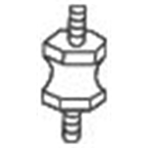 1 silentbloc d'échappement Bosal 255627