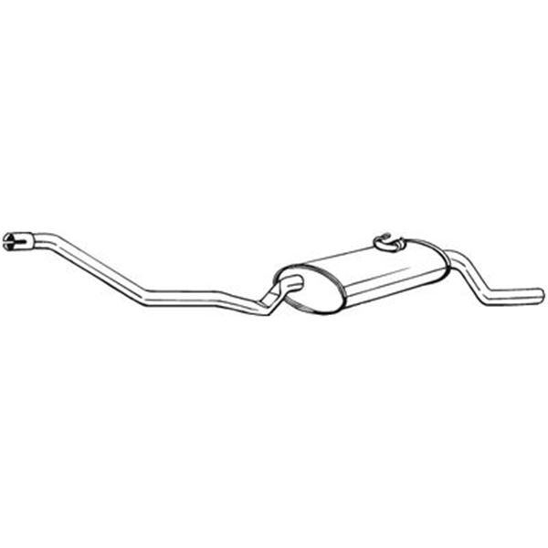 1 silencieux d'échappement arrière Bosal 282391