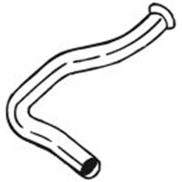 1 tuyau d'échappement Bosal 716627