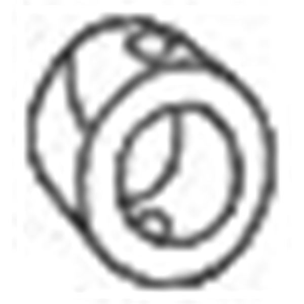 1 silentbloc d'échappement Bosal 255609