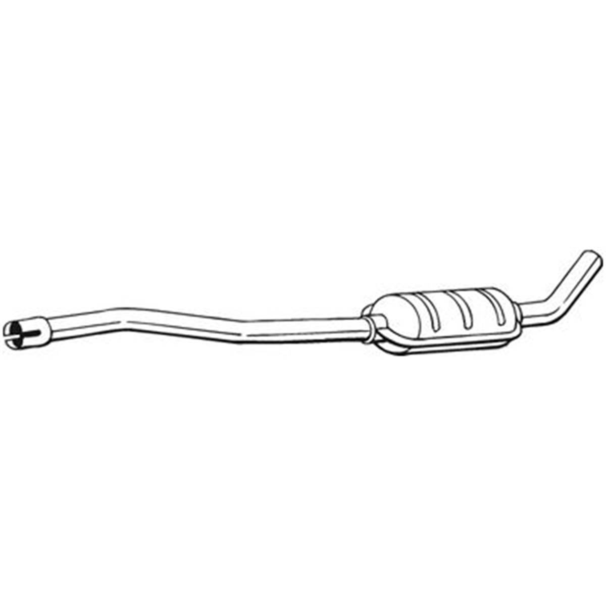 Silencieux D'échappement Intermédiaire Bosal 279879