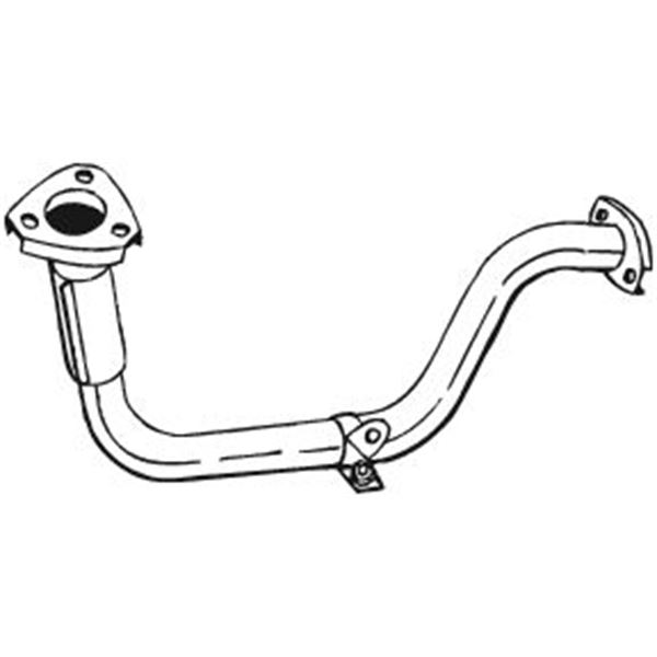 1 tuyau d'échappement Bosal 788805