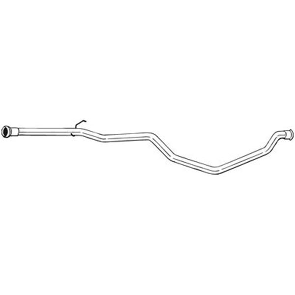 1 tuyau d'échappement Bosal 938817