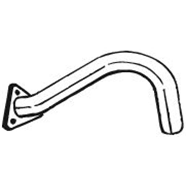 1 tuyau d'échappement Bosal 330251