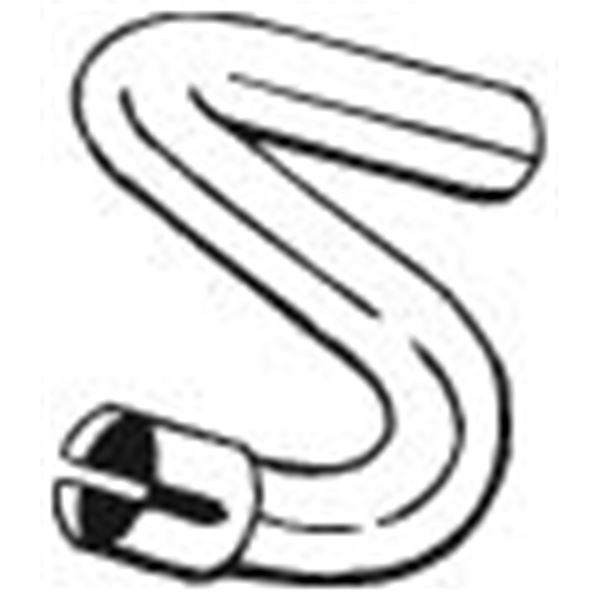 1 tuyau d'échappement Bosal 383945