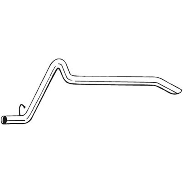 1 tuyau d'échappement Bosal 437387