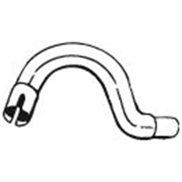 1 tuyau d'échappement Bosal 733945