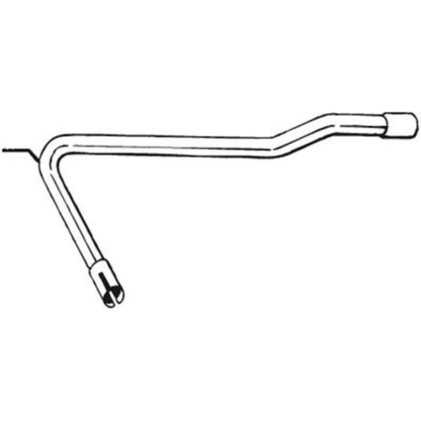 1 tuyau d'échappement Bosal 843737