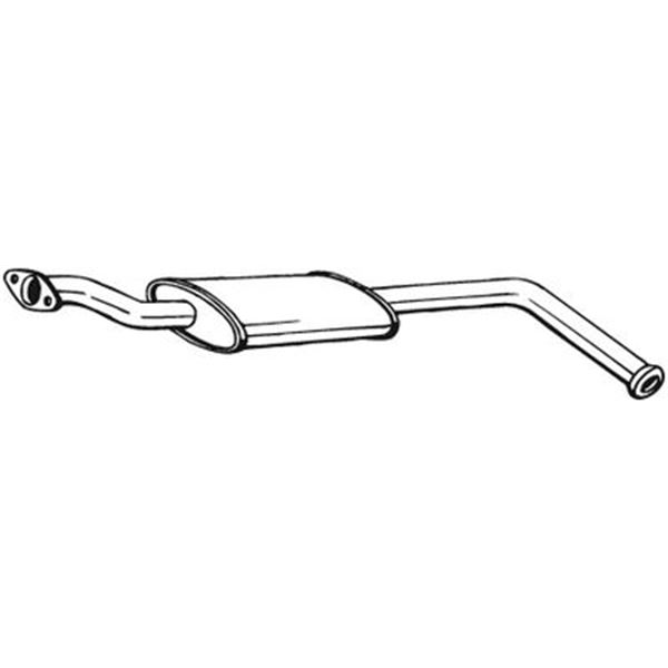 1 silencieux d'échappement intermédiaire Bosal 200443