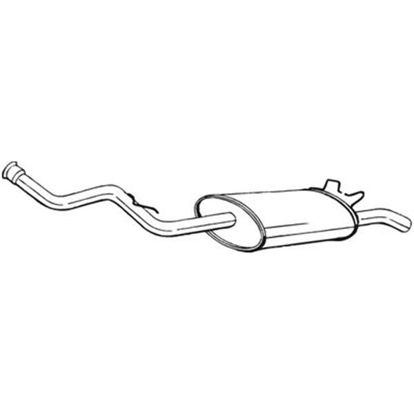 1 silencieux d'échappement arrière Bosal 278079