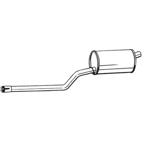 1 silencieux d'échappement intermédiaire Bosal 278501