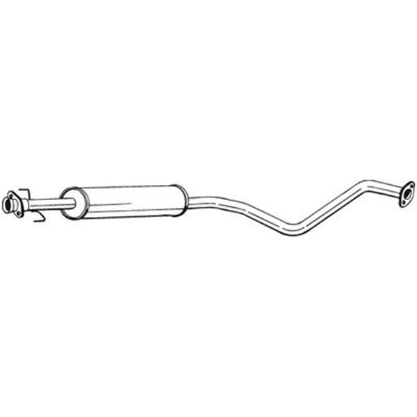 1 silencieux d'échappement intermédiaire Bosal 284411