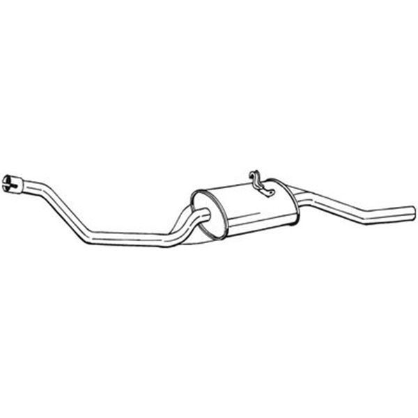 1 silencieux d'échappement arrière Bosal 285393