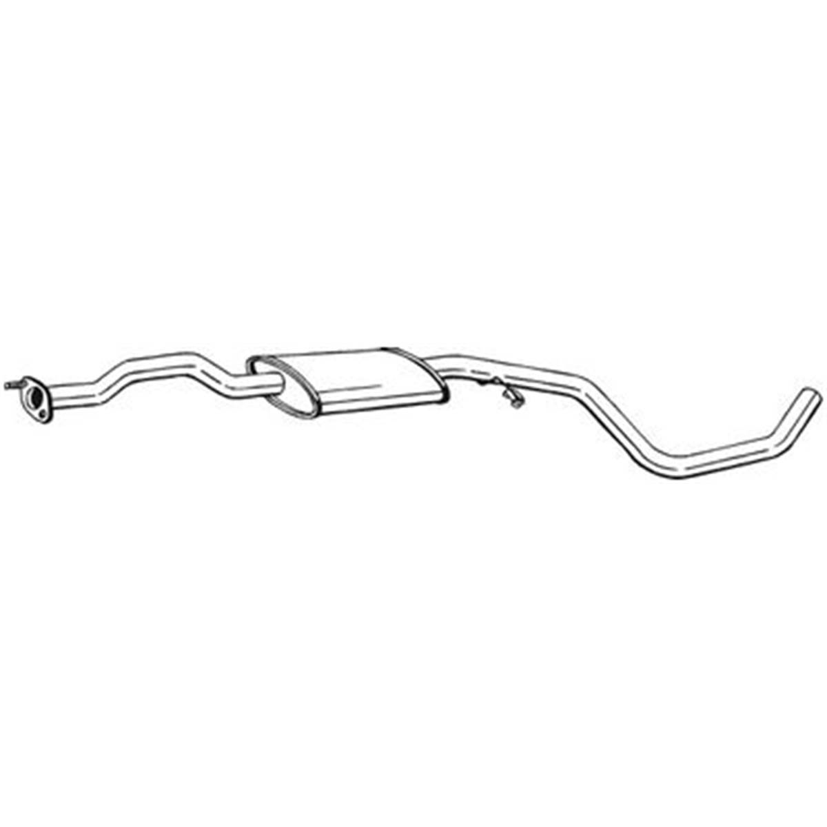 Silencieux D'échappement Intermédiaire Bosal 285835