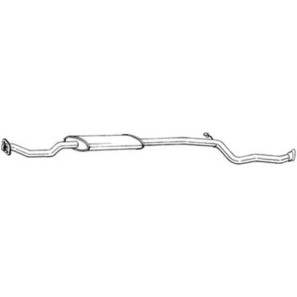1 silencieux d'échappement intermédiaire Bosal 289007