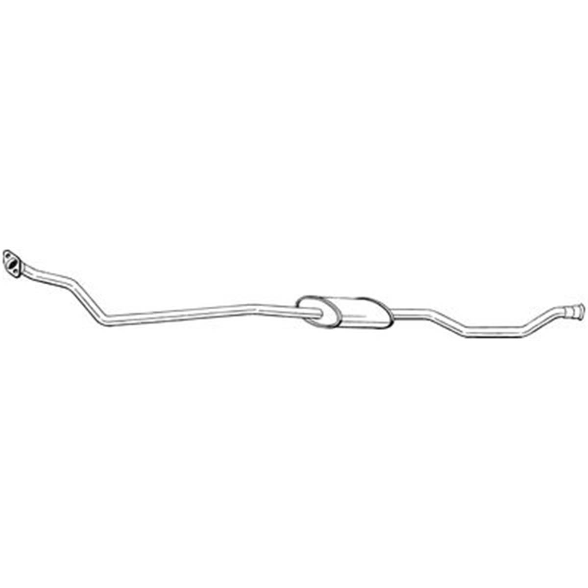 Silencieux D'échappement Avant Bosal 293459