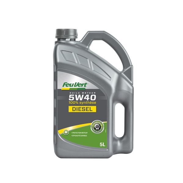 Huile moteur FEU VERT Diesel 5W40 5L