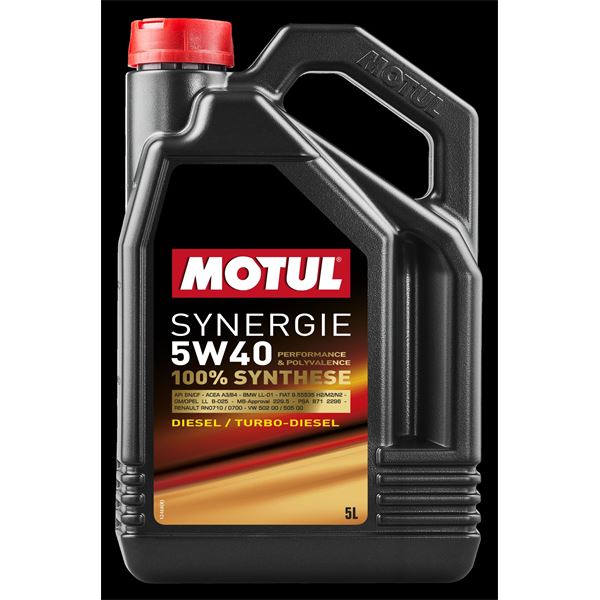 Huile moteur MOTUL Synergie Diesel 5W40 5L