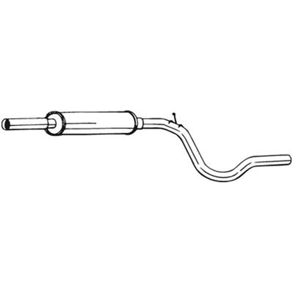 1 silencieux d'échappement intermédiaire Bosal 279119