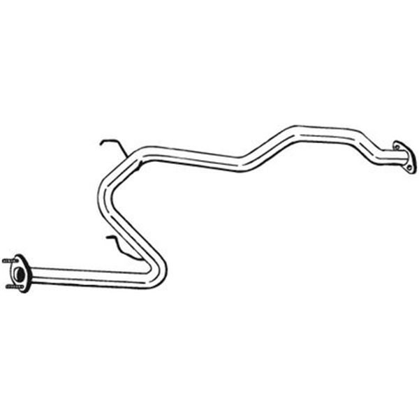 1 tuyau d'échappement Bosal 890697