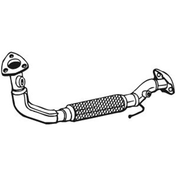 1 tuyau d'échappement Bosal 836285