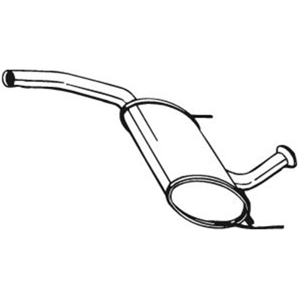 1 silencieux d'échappement intermédiaire Bosal 200221