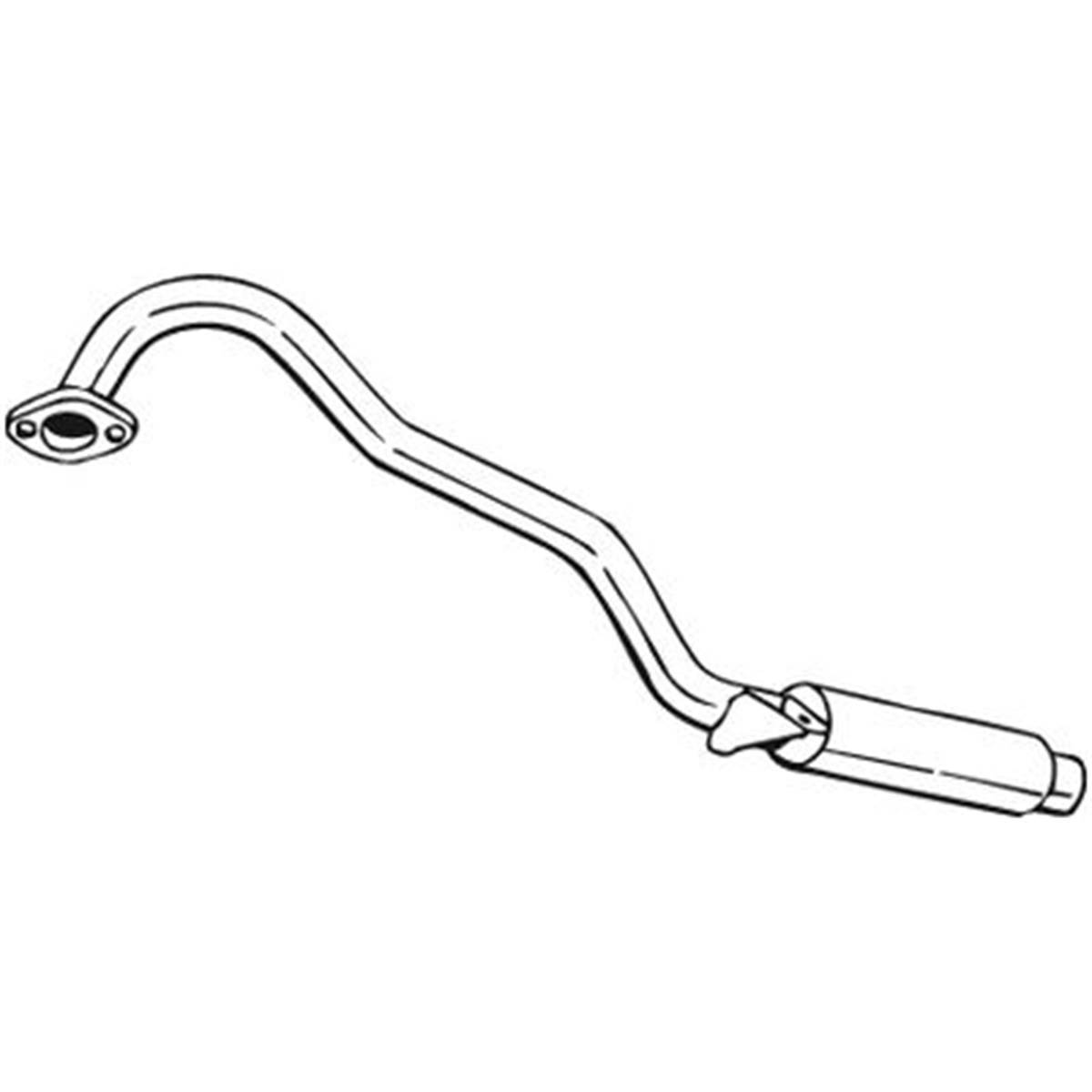 Silencieux D'échappement Arrière Bosal 145017