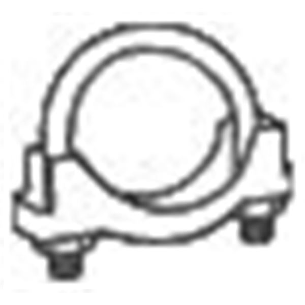 10 colliers d'échappement Bosal 250158