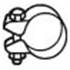 1 collier d'échappement Bosal 250348