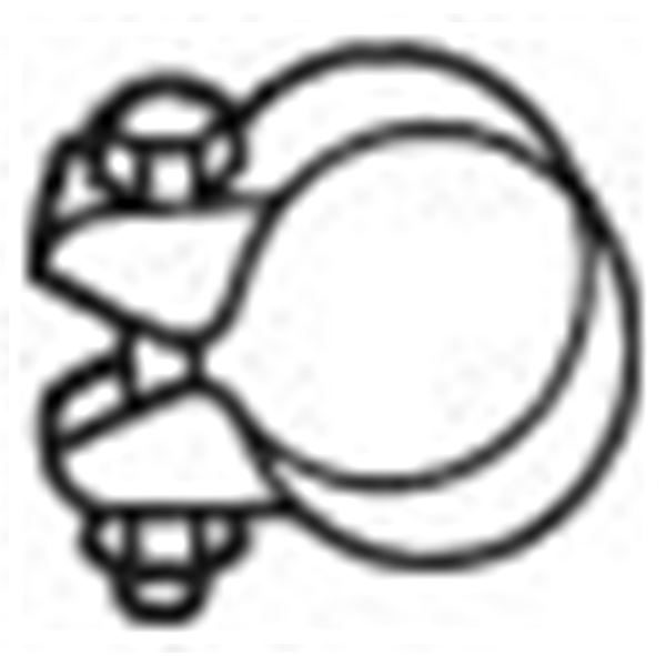 1 collier d'échappement Bosal 250354