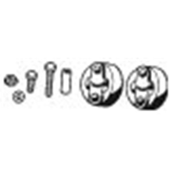 1 kit d'accessoires de pose d'échappement complet Bosal 254 010