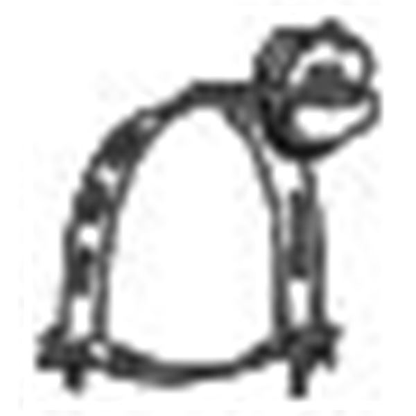 1 kit d'accessoires de pose d'échappement complet Bosal 254 900