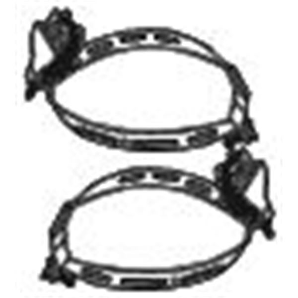 1 kit d'accessoires de pose d'échappement complet Bosal 254 955