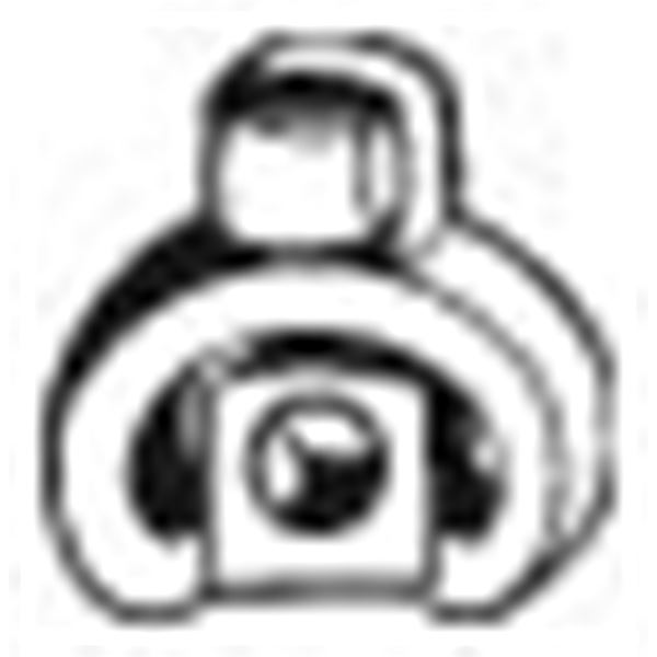 1 silentbloc d'échappement Bosal 255004