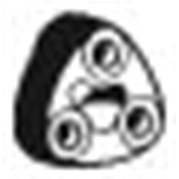 1 silentbloc d'échappement Bosal 255053