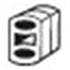 1 silentbloc d'échappement Bosal 255095