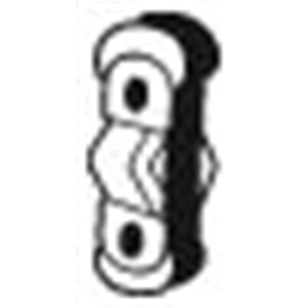 Silentbloc D'échappement Bosal 255140