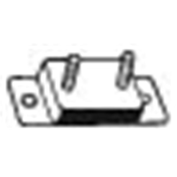 1 silentbloc d'échappement Bosal 255262