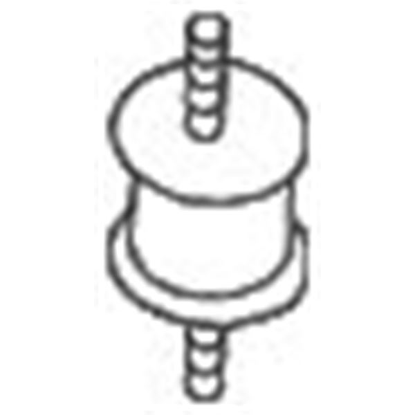 1 silentbloc d'échappement Bosal 255473