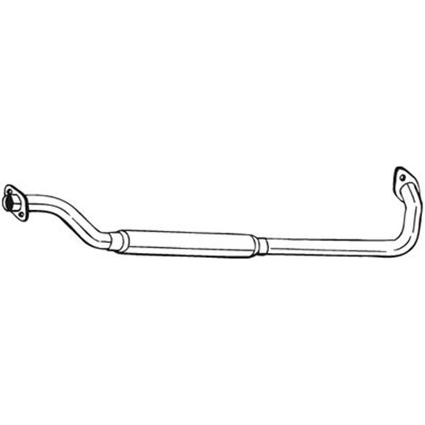 1 silencieux d'échappement intermédiaire Bosal 279003