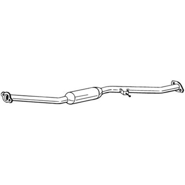 1 silencieux d'échappement intermédiaire Bosal 280925