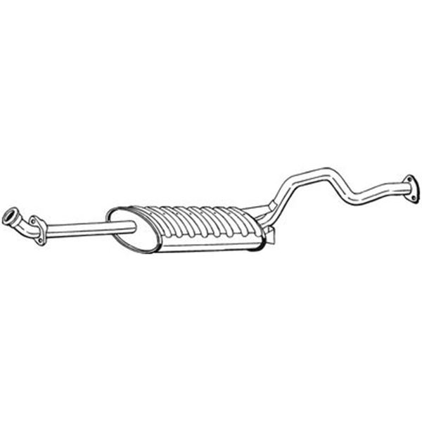 1 silencieux d'échappement intermédiaire Bosal 282355