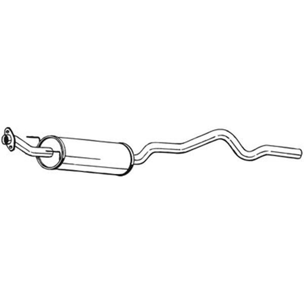 1 silencieux d'échappement intermédiaire Bosal 283317