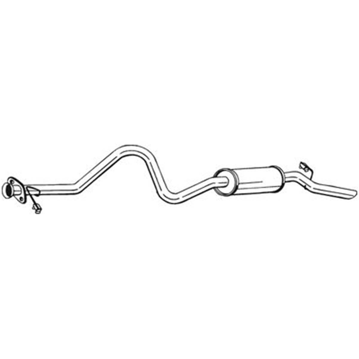 Silencieux D'échappement Arrière Bosal 283715