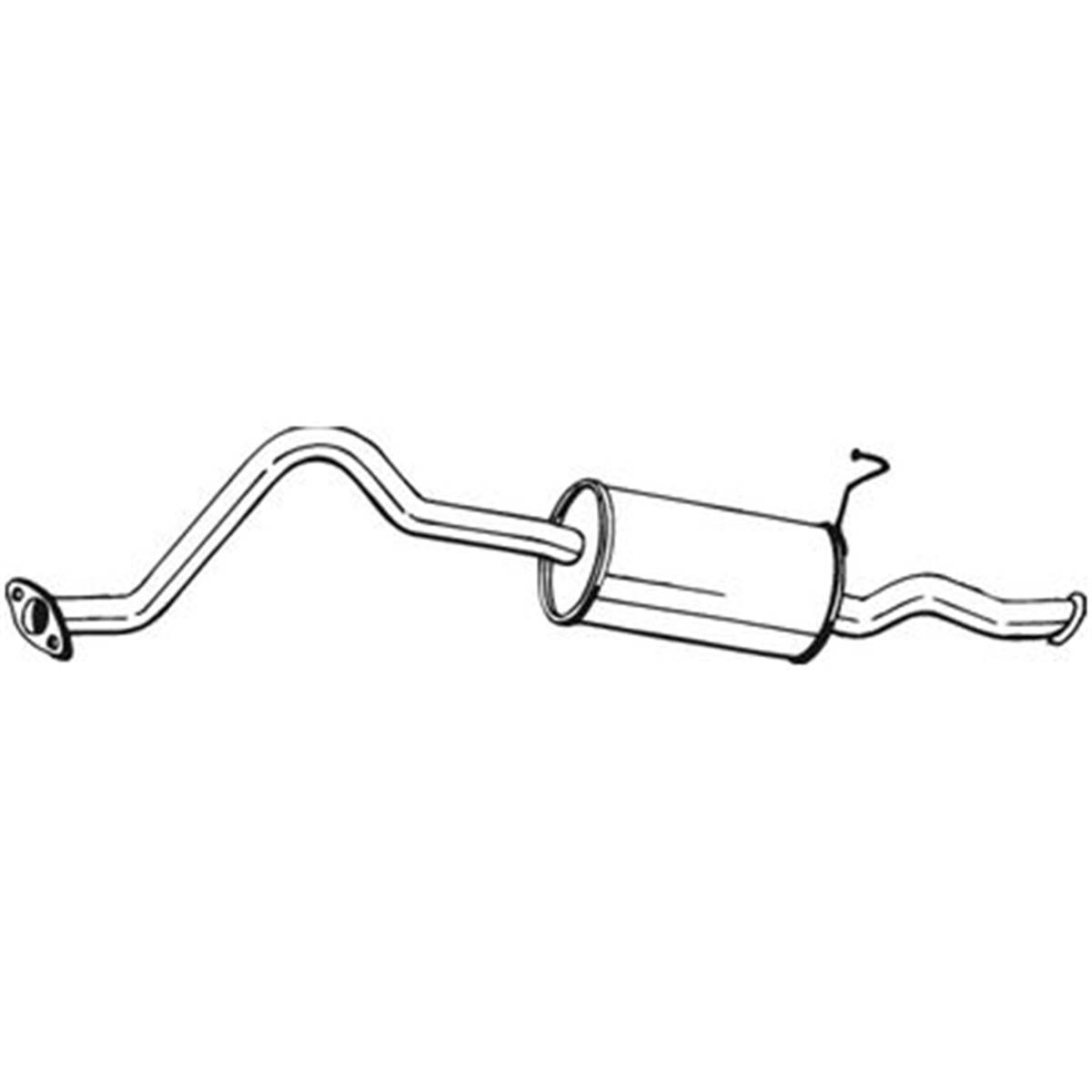 Silencieux D'échappement Arrière Bosal 284077