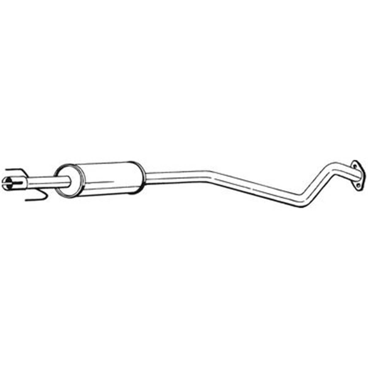 Silencieux D'échappement Intermédiaire Bosal 284367
