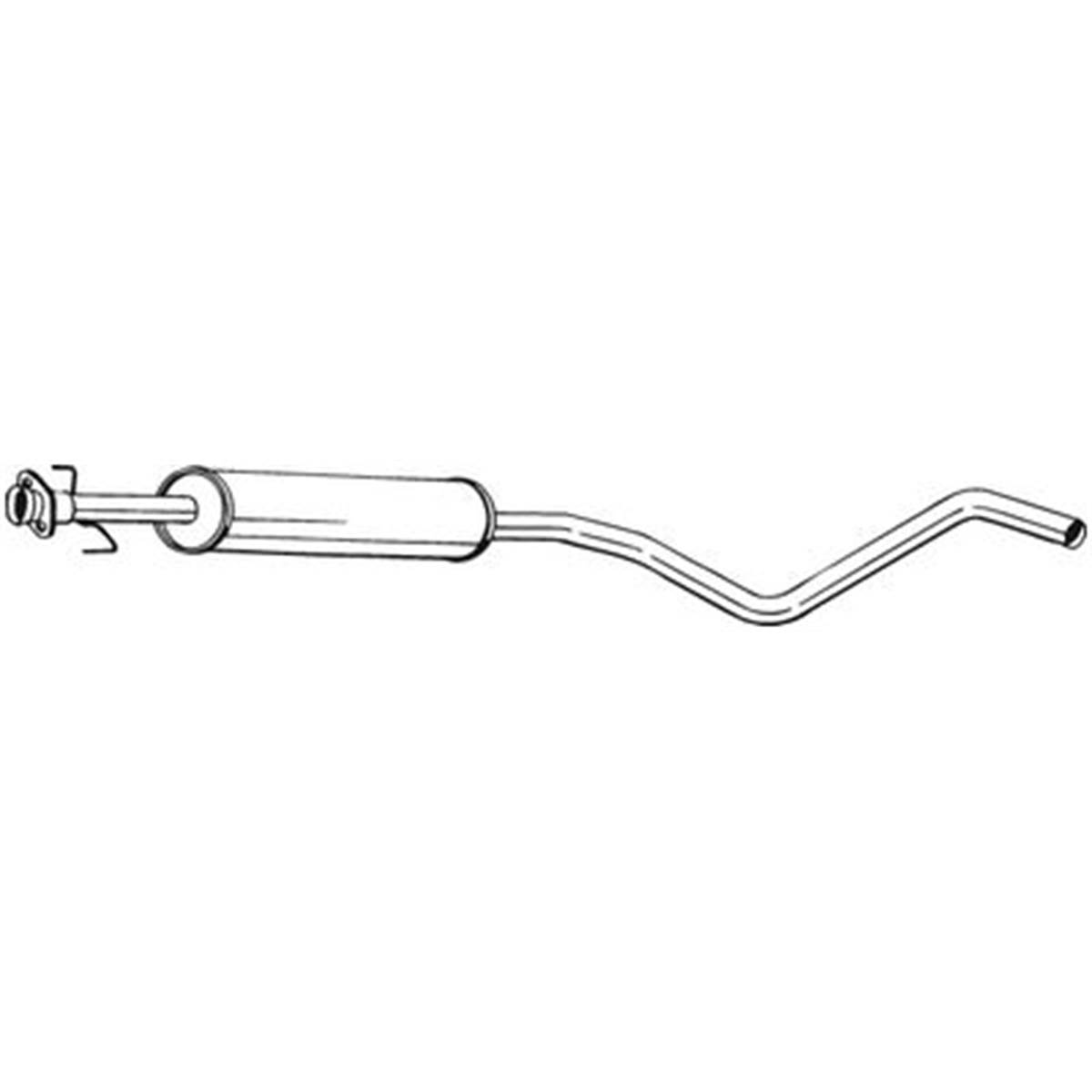 Silencieux D'échappement Intermédiaire Bosal 284405