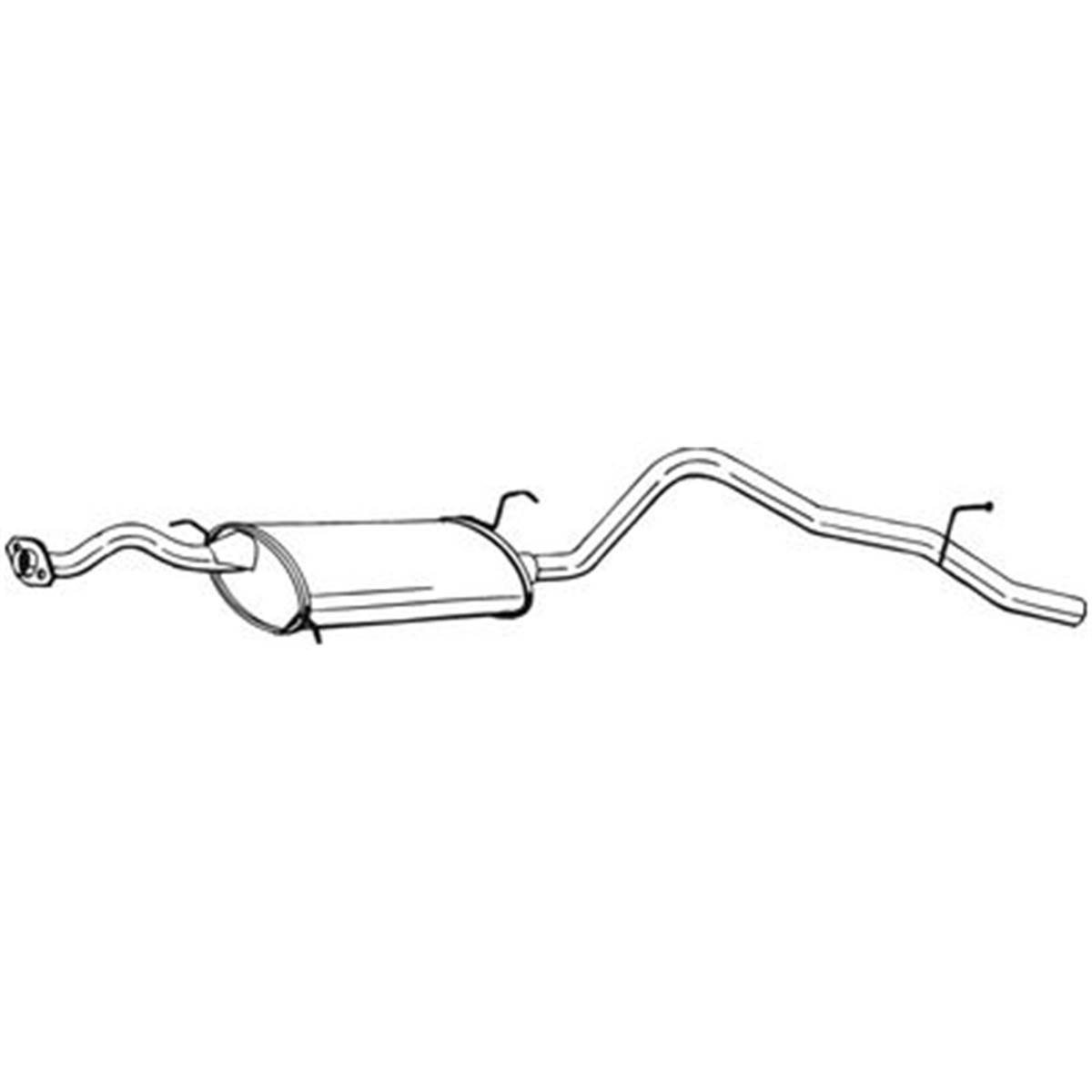 Silencieux D'échappement Arrière Bosal 285027